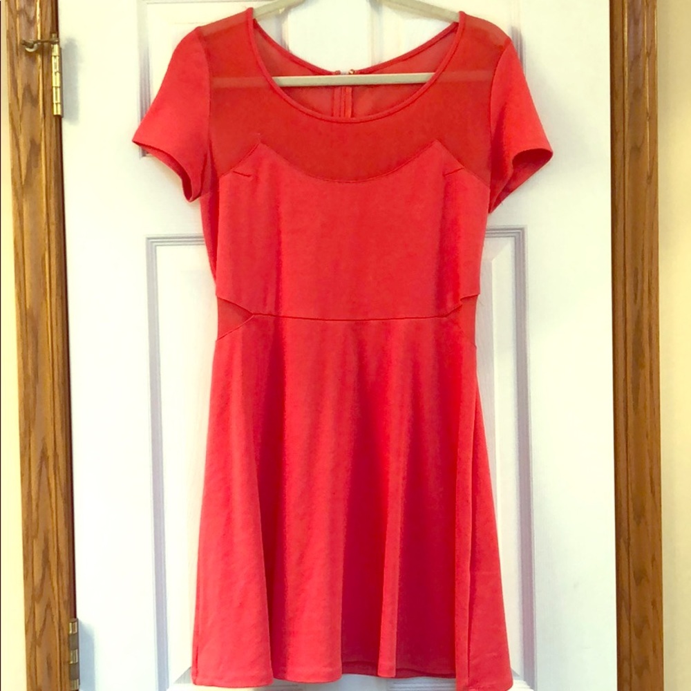 Pink cocktail dress